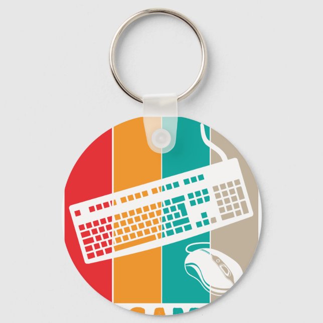 Cant Hear You Im Gaming 2 Keychain (Front)