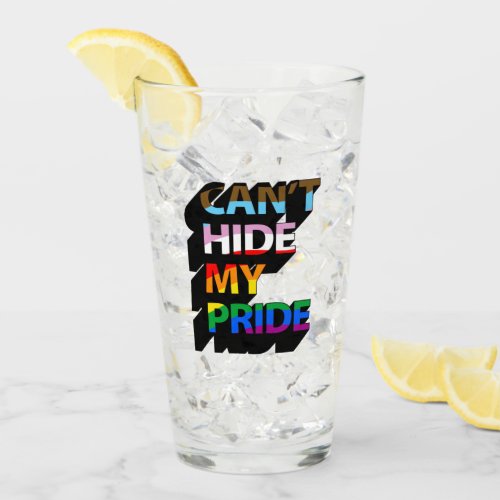 Cant Hide My Pride 3D Glass