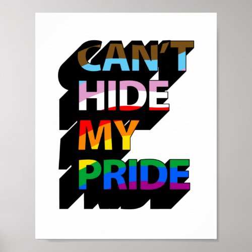 Cant Hide My Pride 3D Poster