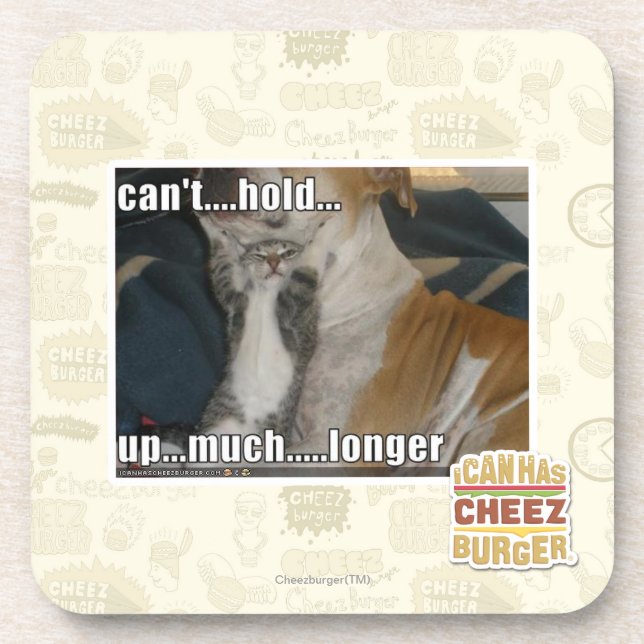 Can't Hold Up Much Longer Beverage Coaster (Front)