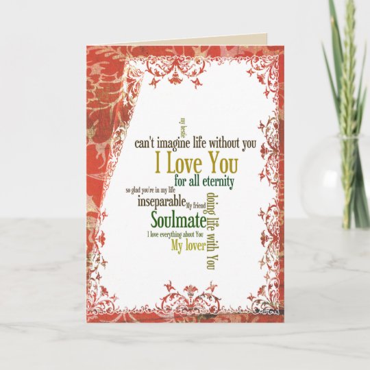 Can't Imagine Life Without You Card | Zazzle.com