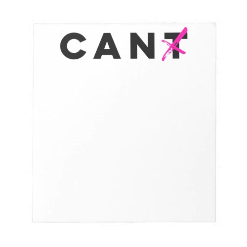 Cant into Can Notepad