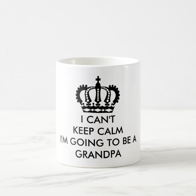 Can't Keep Calm, Grandpa Mug (Center)