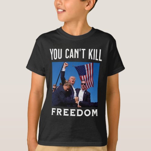 Cant Kill Freedom Trump 2024  T_Shirt
