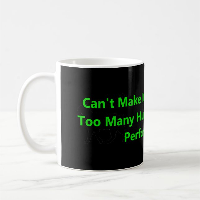 Can't Make Church Sacrifices Coffee Mug (Left)