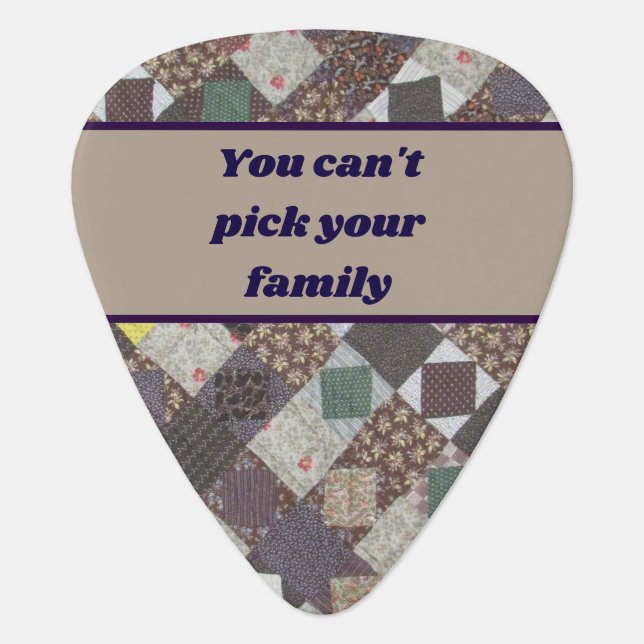 Can't Pick Your Family Grateful Relatives Quilt (Front)