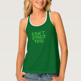 Can't Pinch This Irish Green Women's Tank Top