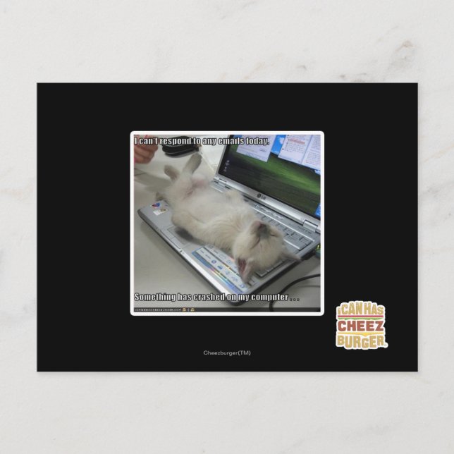 Can't respond postcard (Front)