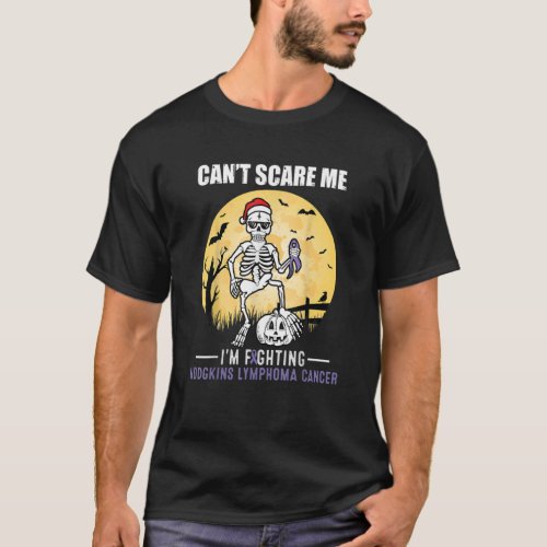 Cant Scare Me_ Hodgkins Lymphoma Cancer Awareness T_Shirt