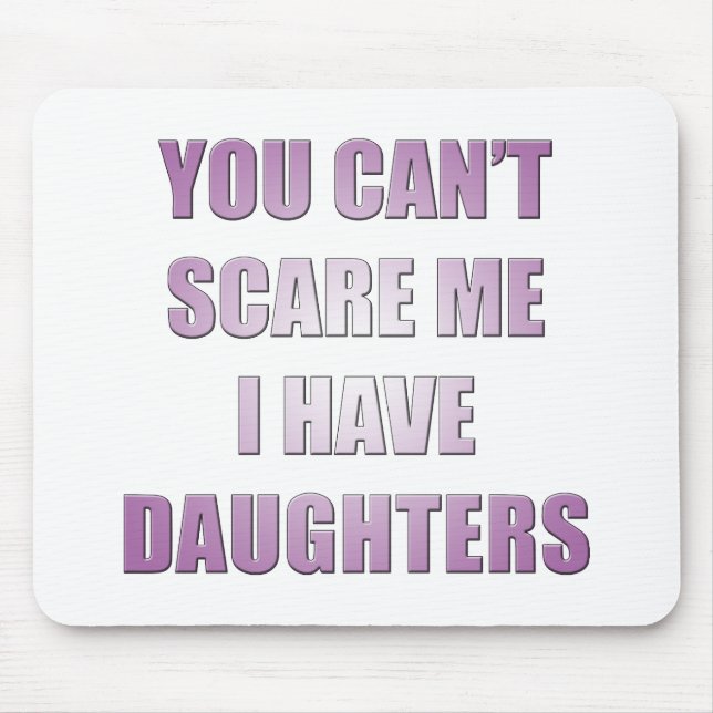 Cant scare me mouse pad (Front)