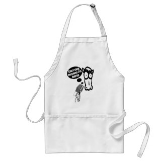 Can't Sing Adult Apron