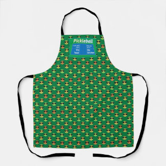 Can't stand the heat • pickleball (green) apron