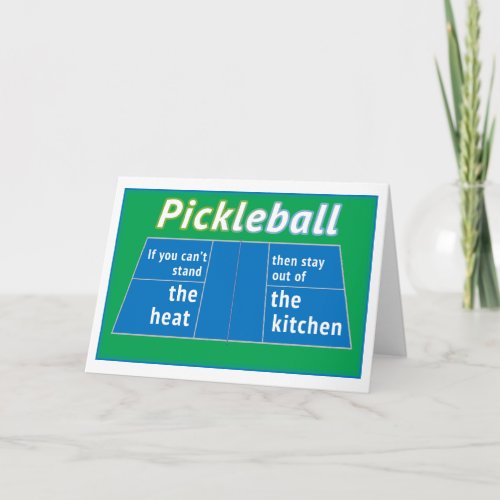 cant stand the Heat then stay out of the Kitchen Card
