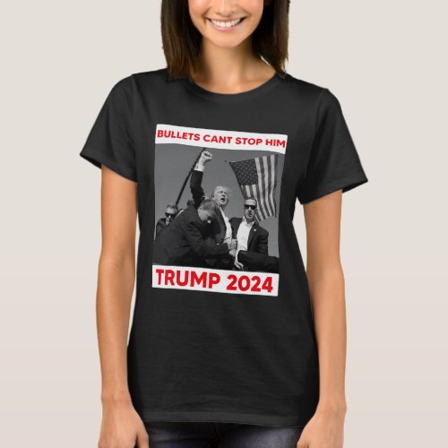 Cant Stop Him Trump 2024  T_Shirt