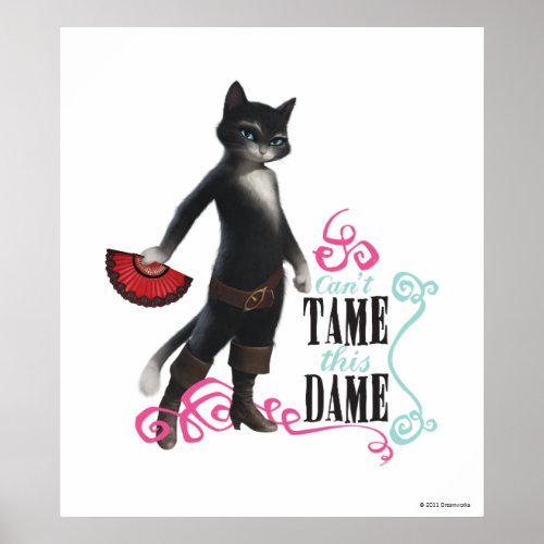 Cant Tame This Dame color Poster