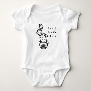 Cant Touch Cactus Baby Bodysuit