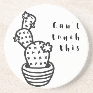 Cant Touch Cactus Coaster