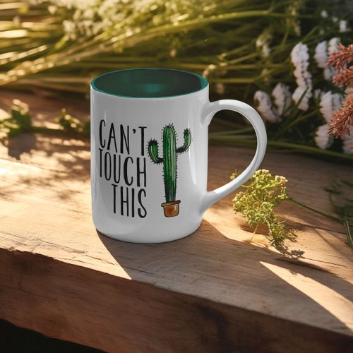 Cant Touch This Cactus Mug