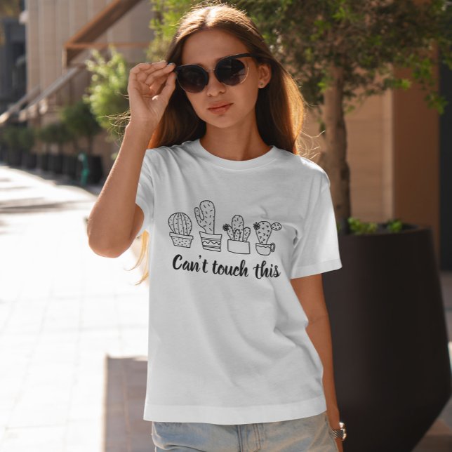 Can't Touch This - Cute Cactus T-Shirt (Creator Uploaded)