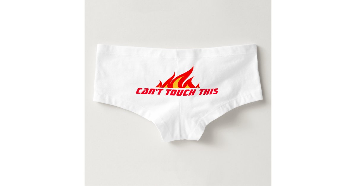 CAN'T TOUCH THIS funny women's underwear
