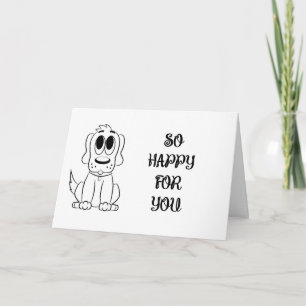"CAN'T WAIT TO MEET YOUR NEW PUPPY" CARD