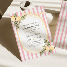 Can't Wait to Squeeze You | Citrus Baby Shower