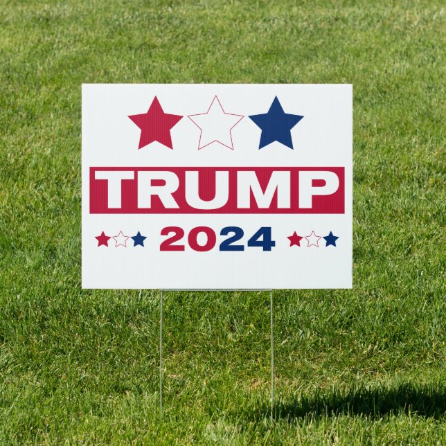 Can't wait to Vote TRUMP 2024 Sign (Insitu)