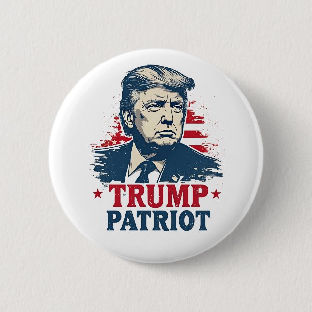 Can't Wait Until This Nightmare Ends Trump 2025 Button (Front)