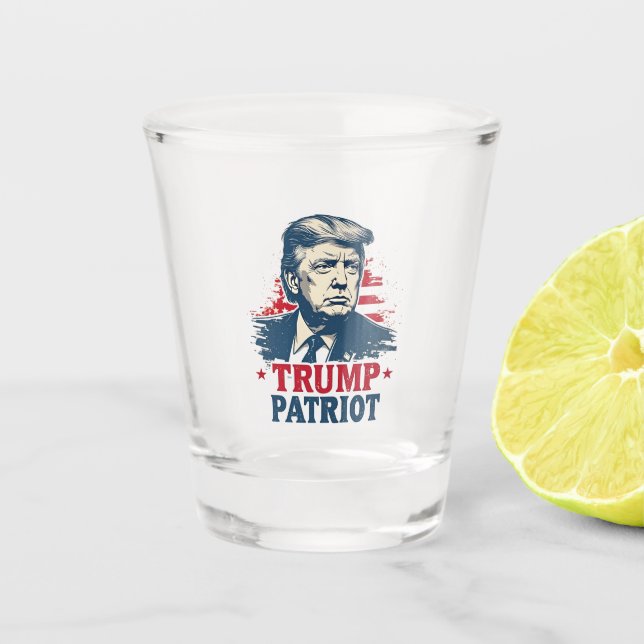 Can't Wait Until This Nightmare Ends Trump 2025 Shot Glass (Front)