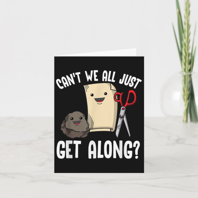 Can't We All Just Get Along_ Rock Paper Scissors F Card (Front)