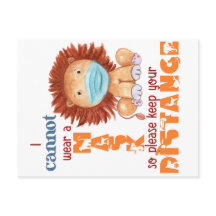 Can't Wear a Mask - Lion