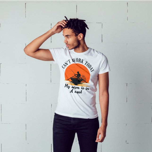 Can't Work Today My Arm Is In A Cast T-Shirt (Creator Uploaded)