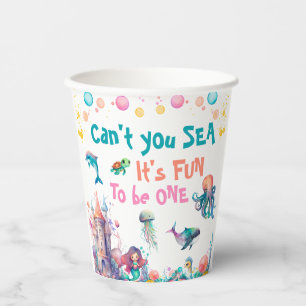 Can't You Sea It's Fun To Be One Paper Cups