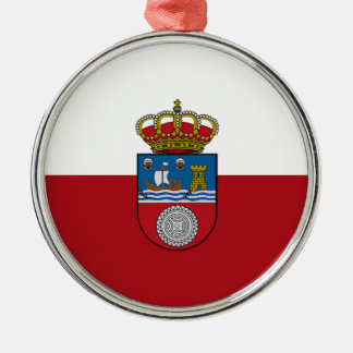 Cantabria (Spain) Flag Metal Ornament