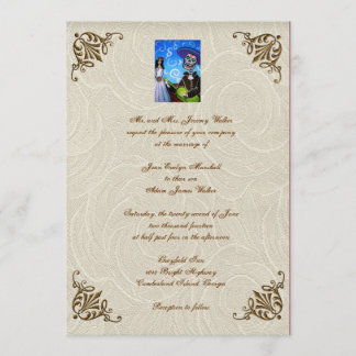 Cantada Day of the Dead Wedding Invitation
