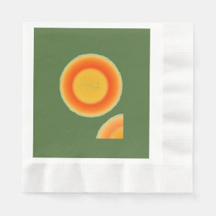 Cantalope Cantaloupe Paper Napkins Fruit Napkins