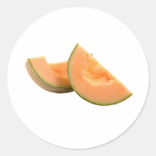 Cantaloupe Classic Round Sticker