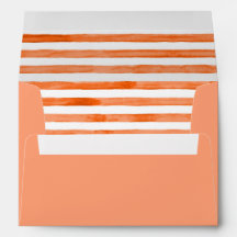 Cantaloupe Colored Envelope