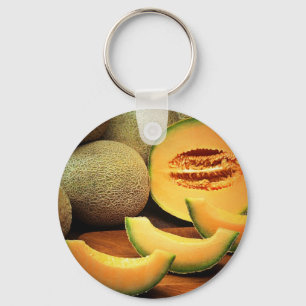 Cantaloupe Keychain