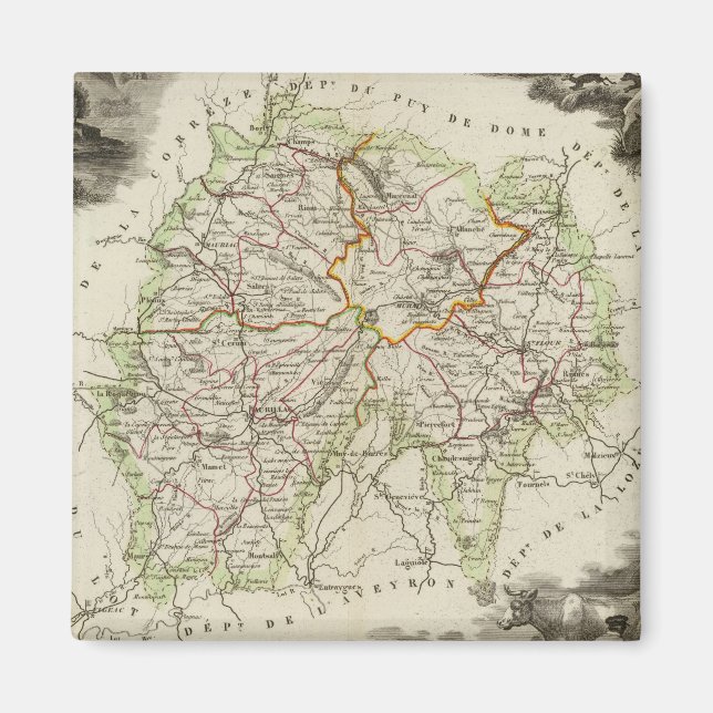 Cantaloupe Magnet (Front)