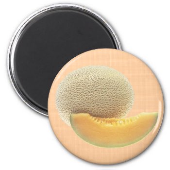 Cantaloupe Magnet by Lynnes_creations at Zazzle