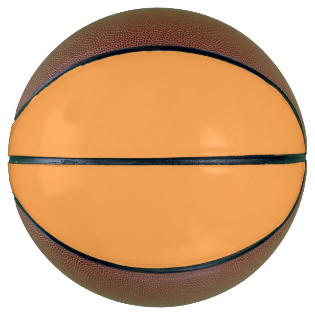 Cantaloupe Solid Color | Classic | Elegant Basketball (Front)
