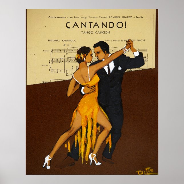 cantando tango poster (Front)