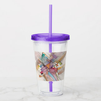 CANTATA in PASTEL MAJOR Abstract Art Acrylic Tumbler