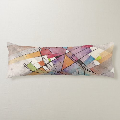 CANTATA in PASTEL MAJOR Abstract Art Body Pillow