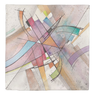 CANTATA in PASTEL MAJOR Abstract Art Duvet Cover