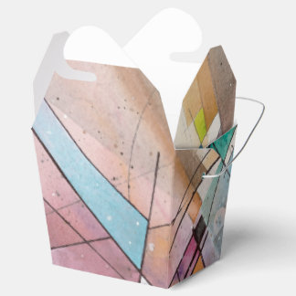 CANTATA in PASTEL MAJOR Abstract Art Favor Boxes