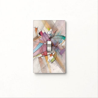 CANTATA in PASTEL MAJOR Abstract Art Light Switch Cover