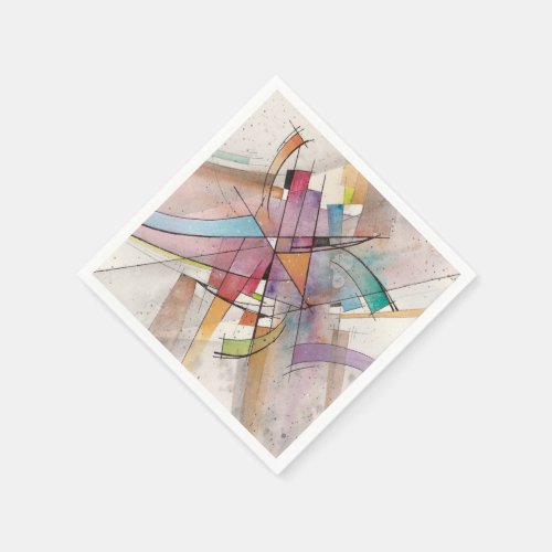 CANTATA in PASTEL MAJOR Abstract Art Napkins