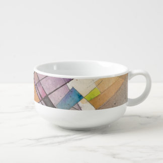 CANTATA in PASTEL MAJOR Abstract Art Soup Mug